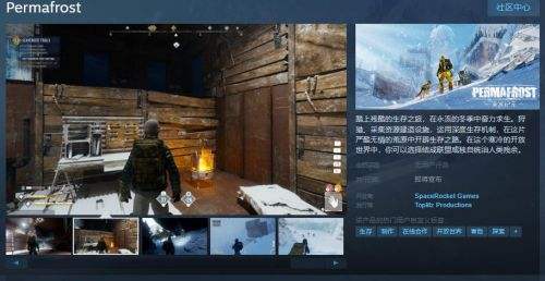 Steam新作《永冻纪元》中文版正式上架挑战极寒生存极限！