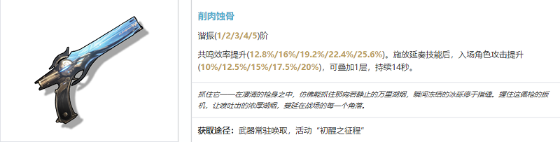 鸣潮炽霞武器怎么选