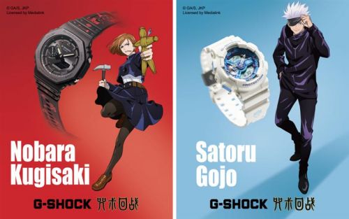 G-SHOCK 与《咒术回战》合作推出联名表款系列