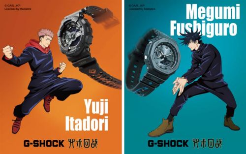 G-SHOCK 与《咒术回战》合作推出联名表款系列