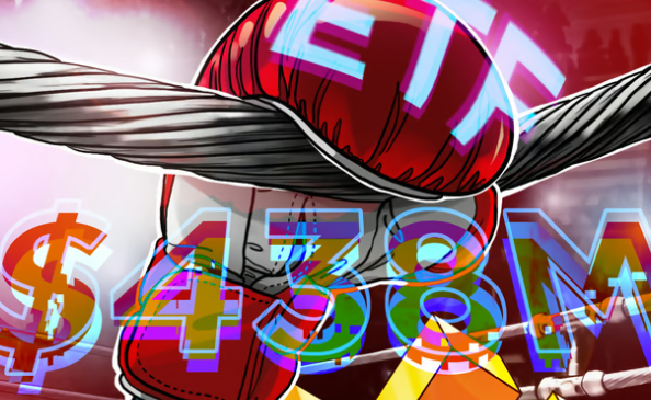 现货比特币 ETF 流出 4.38 亿美元