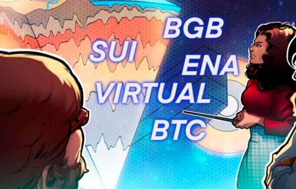 SUI、BGB、ENA 和 VIRTUAL 展现实力，比特币寻找方向