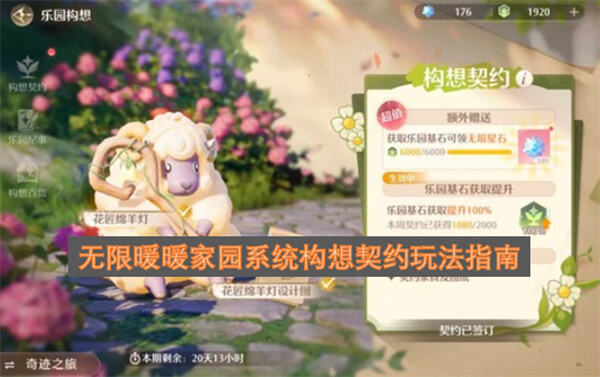 《无限暖暖》家园构想契约值得购买吗值得购买能获返钻和家具1