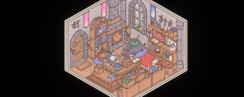 《造景贴纸：治愈小角落》第八关成就怎么解锁把红色衣服披衣架铠甲放架小狗放垫得折扇双剑台座修勾打盹1