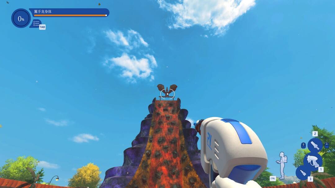 《冲就完事模拟器2》腾空而起成就怎么完成在攀岩工作开始时清洗最高处翼手龙即可解锁3