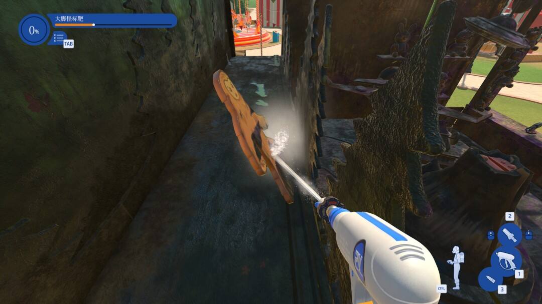 《冲就完事模拟器2》大毛在哪成就怎么解锁用水枪击中并清洗大脚怪即可完成4