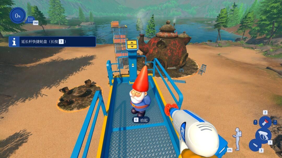 《冲就完事模拟器2》节节高升成就怎么解锁在剪式升降机放地精并升到最高解锁3