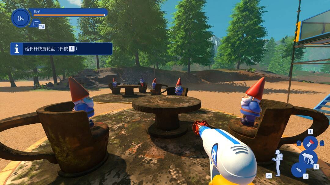 《冲就完事模拟器2》茶话时间成就怎么解锁找到6个地精放在茶室座位上即可完成3